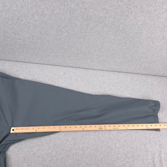 Mountain Hardwear Pants Mens XL Green Active Hiking Stretch Elastic Waist Nylon - Picture 6 of 11